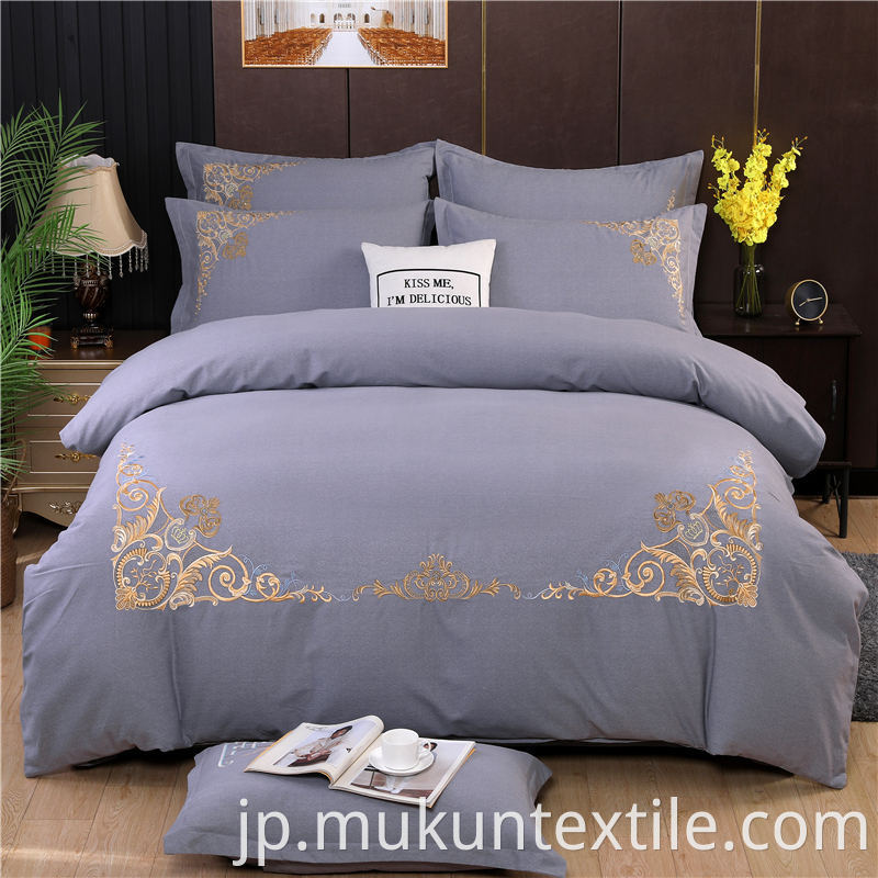 embroidery bedding set 